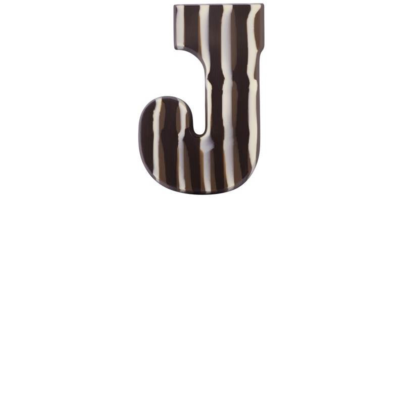 Chocoladeletter - Gemarmerd