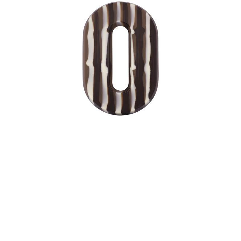 Chocoladeletter - Gemarmerd