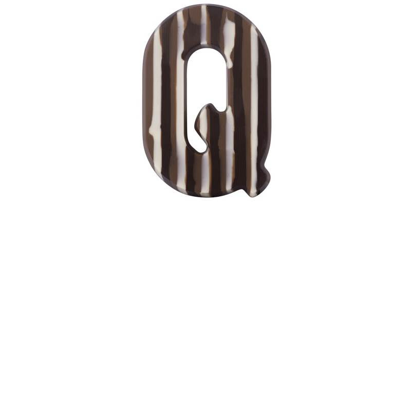 Chocoladeletter - Gemarmerd