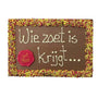 Tablet Sint met tekst - "Wie zoet is krijgt..."