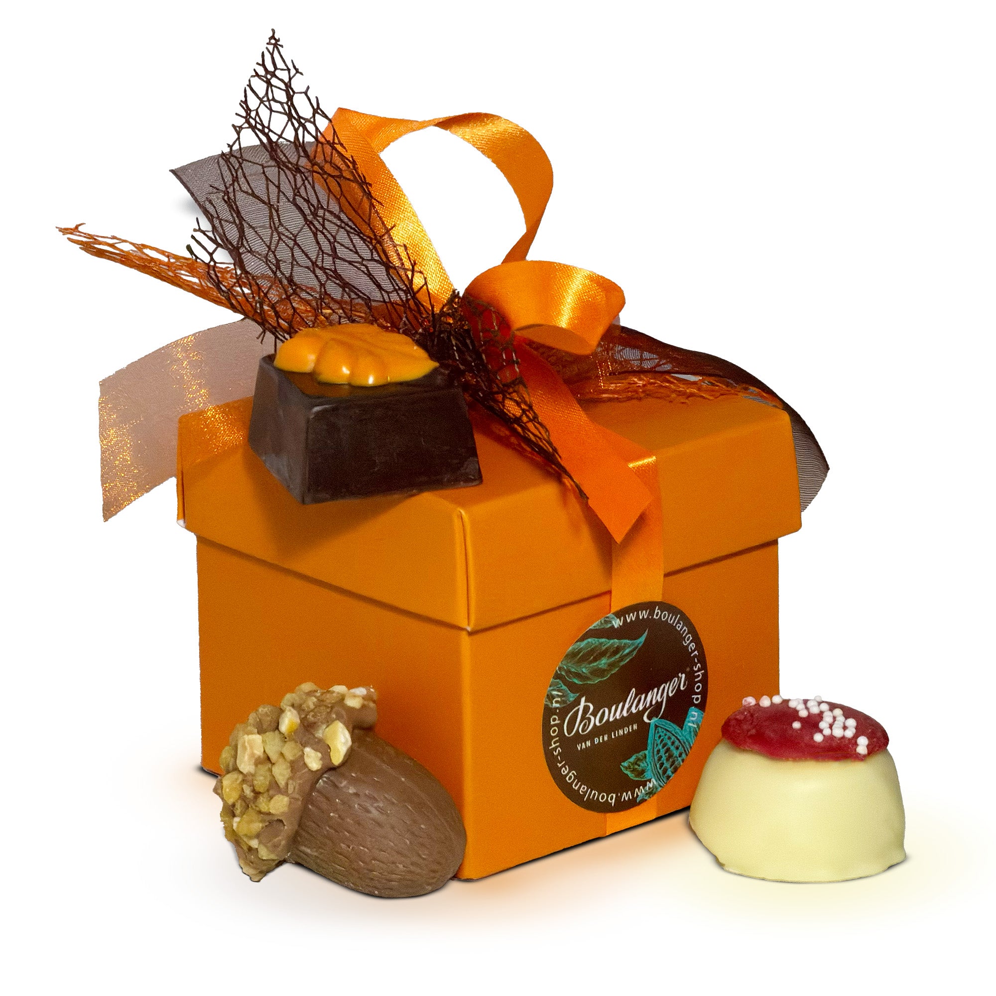 Herfst kubus doosje - 150 gram