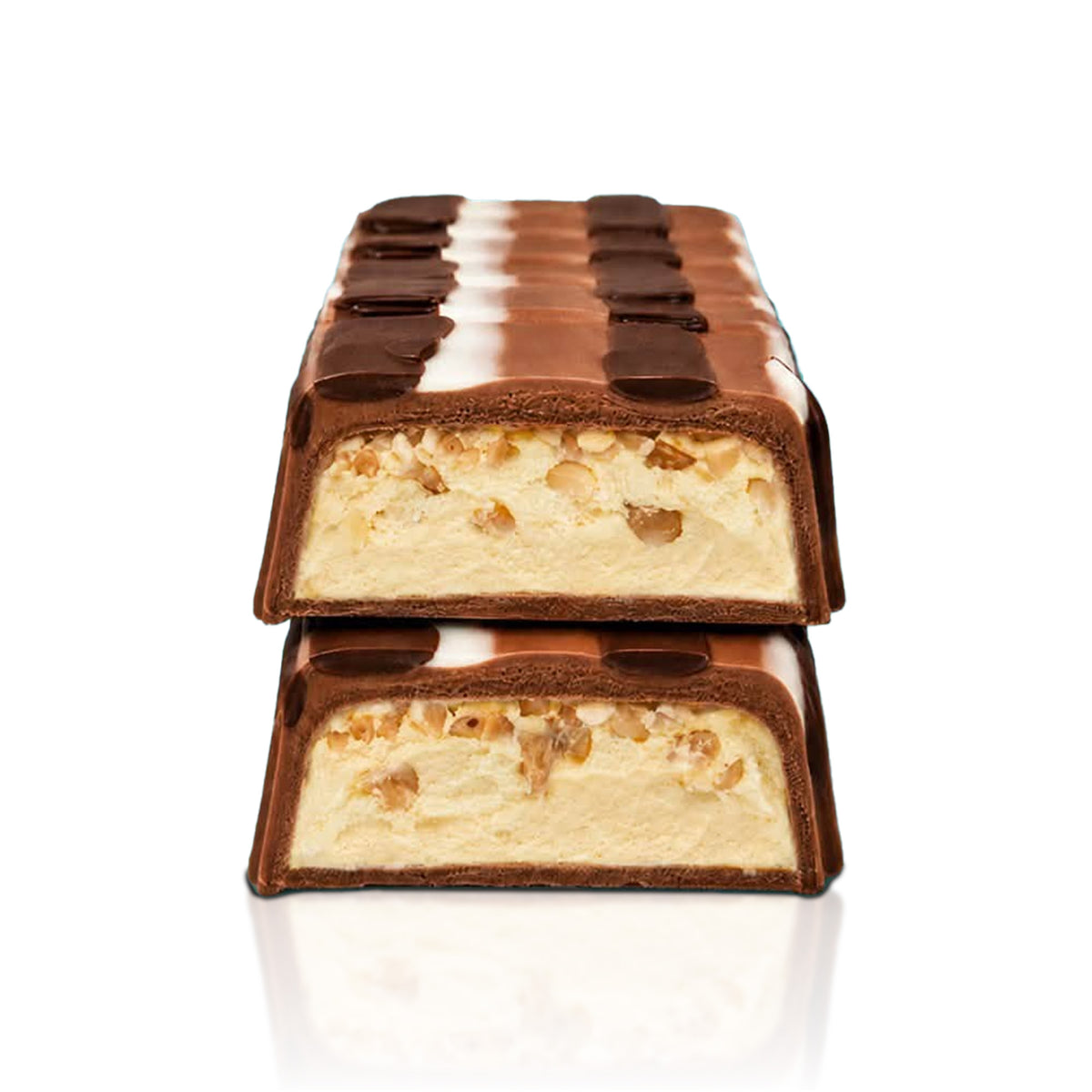 Reep "Chocolate" - Gemarmerd Slagroomvulling bueno hazelnootkrokant (crunch)