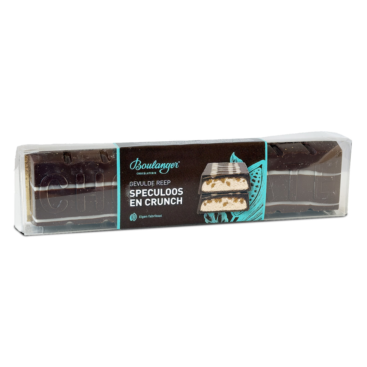 Reep "Chocolate" - Puur Slagroomvulling speculoos speculooskruimels