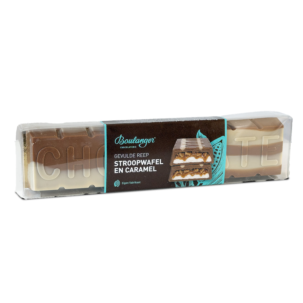 Reep "Chocolate" - Melk Slagroomvulling & stroopwafel caramel