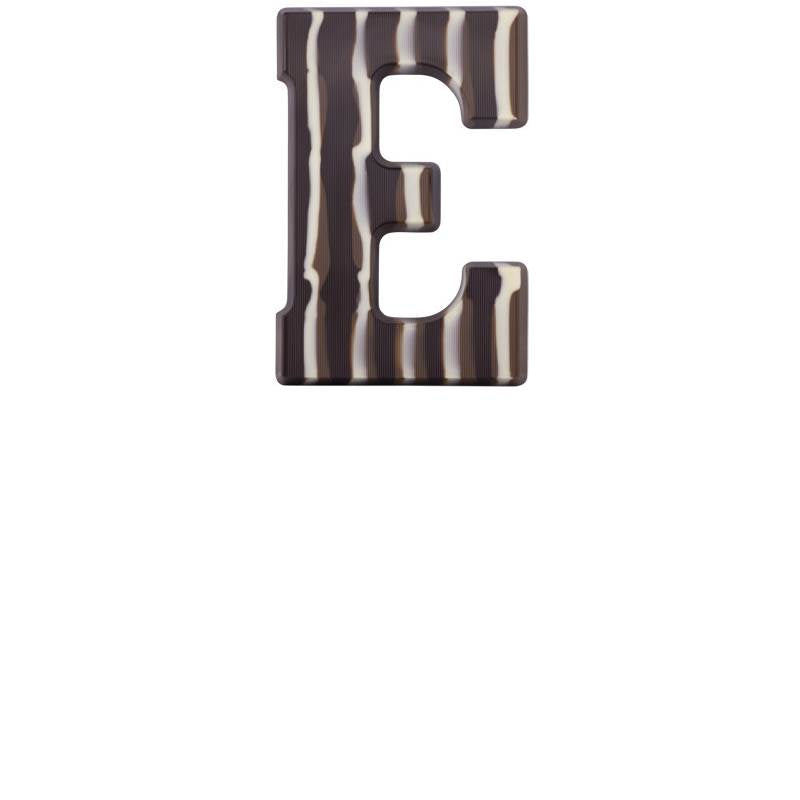 Chocoladeletter - Gemarmerd