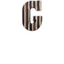 Chocoladeletter - Gemarmerd