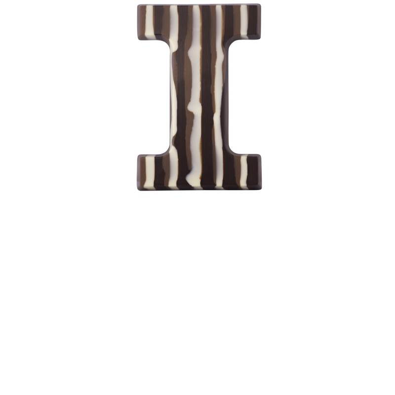Chocoladeletter - Gemarmerd