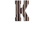 Chocoladeletter - Gemarmerd