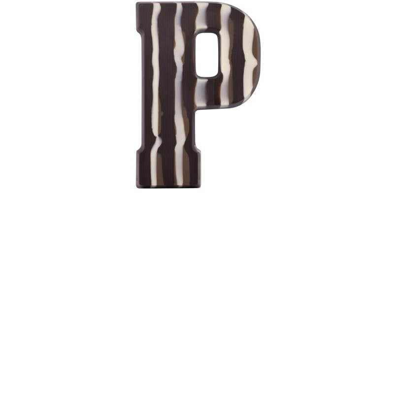 Chocoladeletter - Gemarmerd