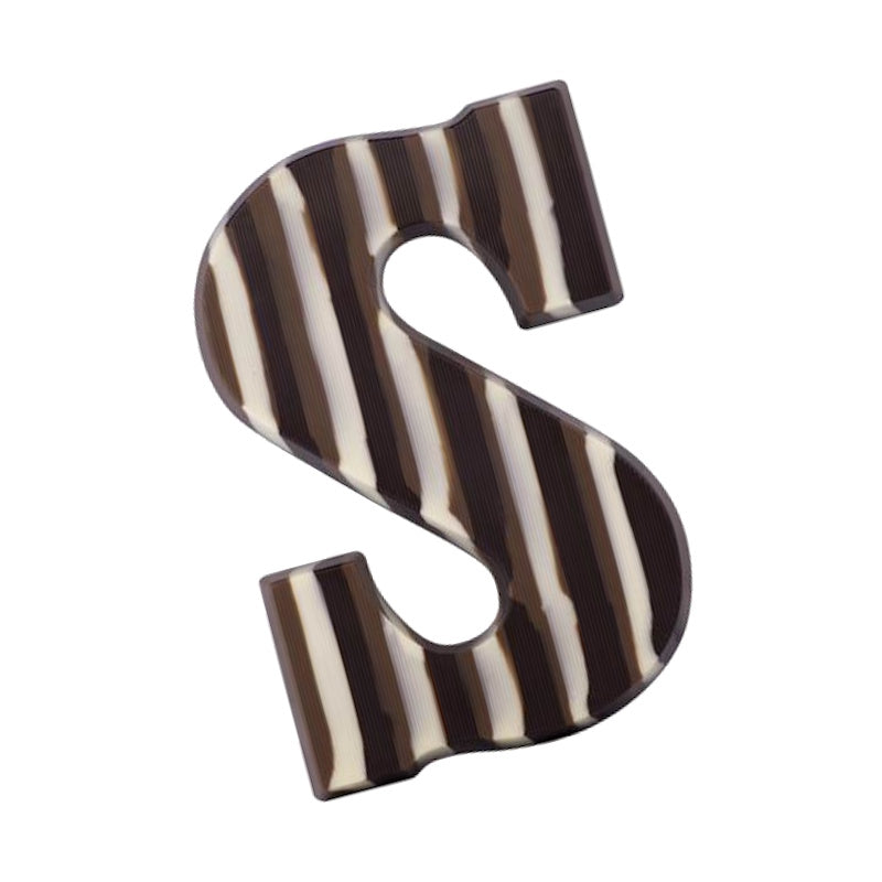 Chocoladeletter - Gemarmerd
