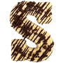 Gevulde letter - Wit met slagroomvulling cookies & cream