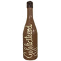 Champagne fles - "Gefeliciteerd"