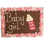 Tablet met tekst - "Baby girl"