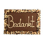 Tablet met tekst - "Bedankt"