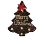Tablet Kerstboom met tekst - "Merry Christmas"